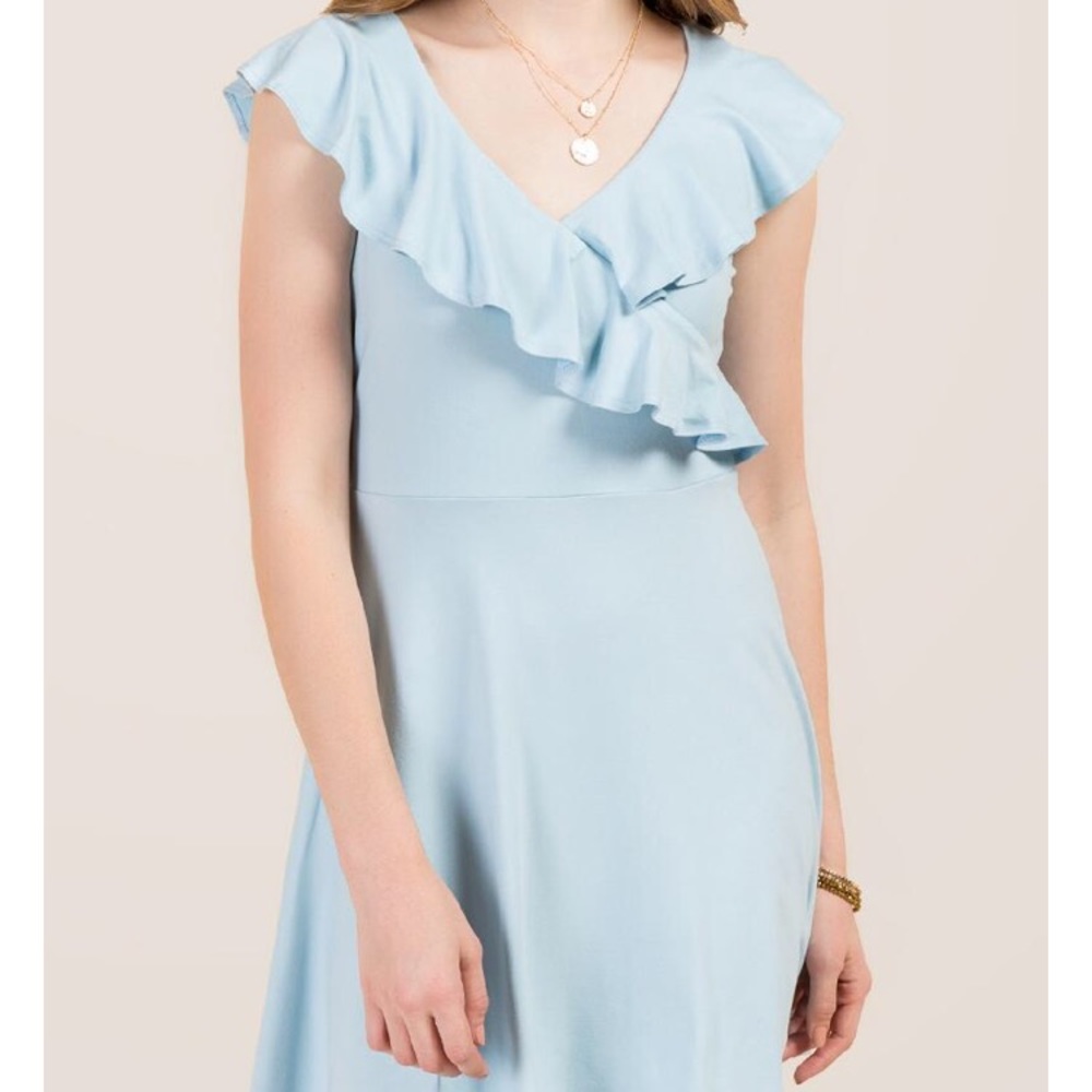 Francesca’s ruffle dress NWOT